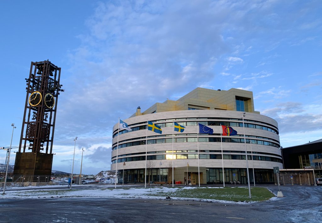 Kirunas nya stadshus Kristallen.