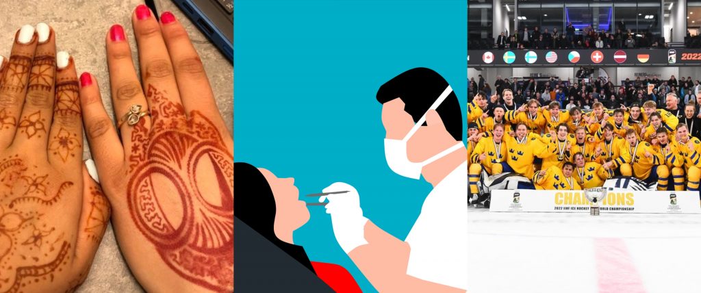 Kollage på veckans nyheter